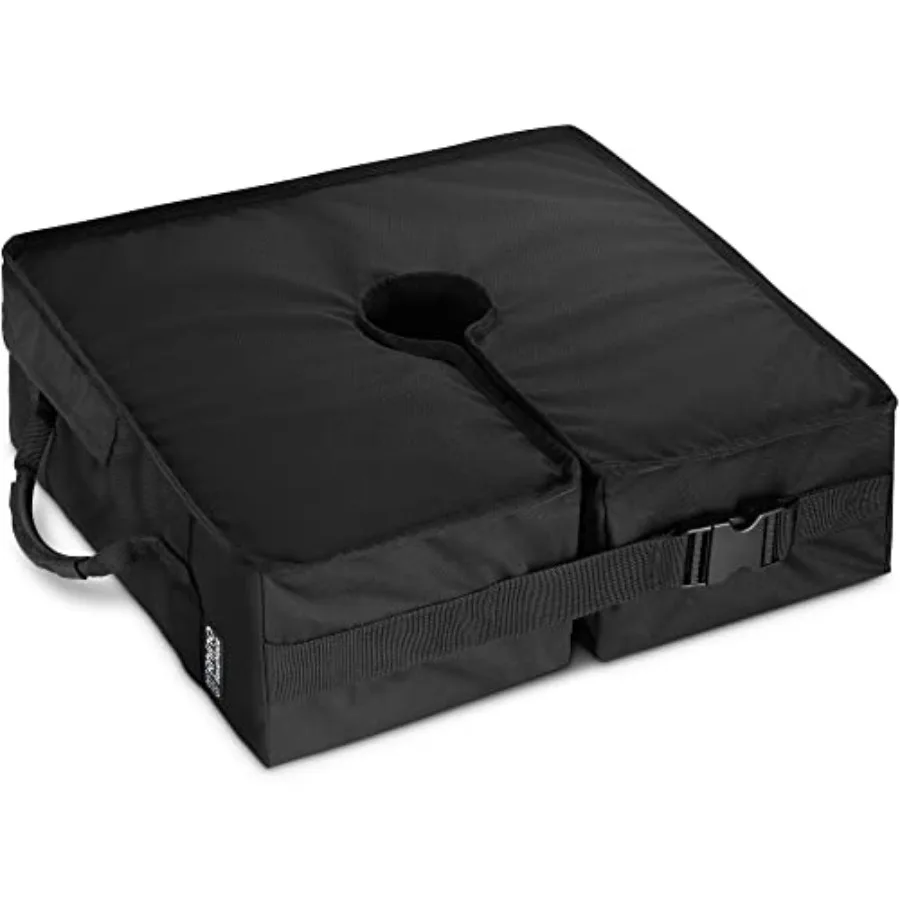 

Square Umbrella Base Weight 18" ~ Fits Any Offset Cantilever and Any Outdoor Patio Umbrella Stand ~ Easy Set up Side-Slot Openi