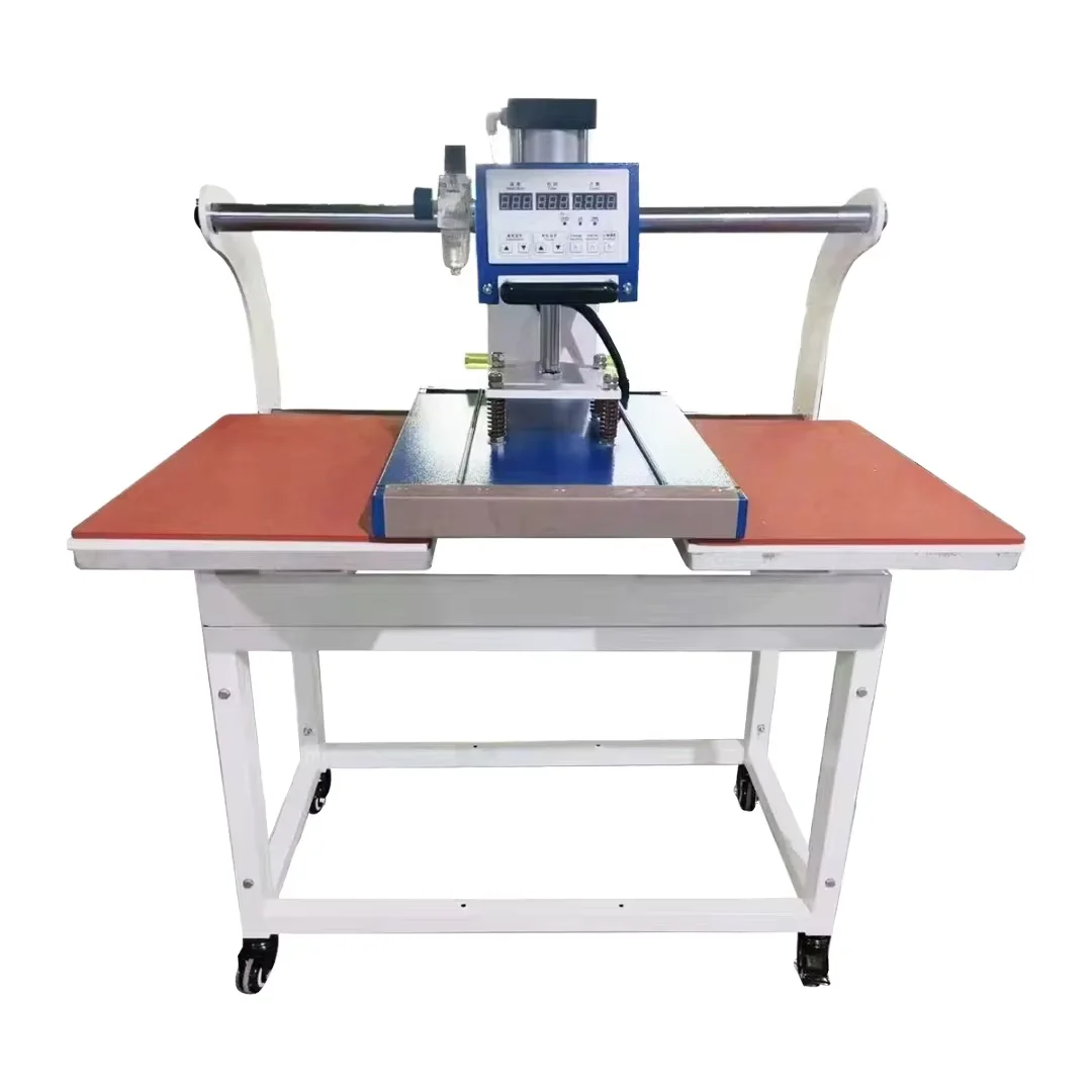 16x24 Pneumatic Heat Transfer Machine Double Sided 40x60cm T Shirt Sublimation Printing Heat Press Optional Horizontal Vertical