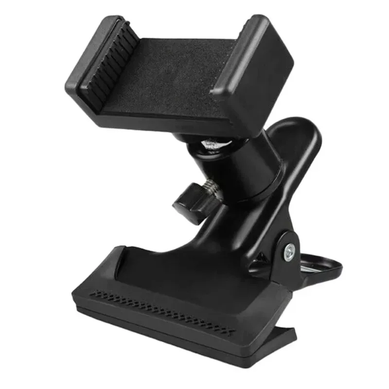 Easy Install for Video Recording Music Scores Lyrics Guitar Phone Holder Clip, 360 Degree Rotation Headstock Clip