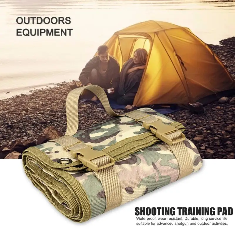 New Outdoor Non-slip Shooting Training Mat Double-sided Waterproof Portable Multifunction Camping Pad Tactical Training Mat Gift