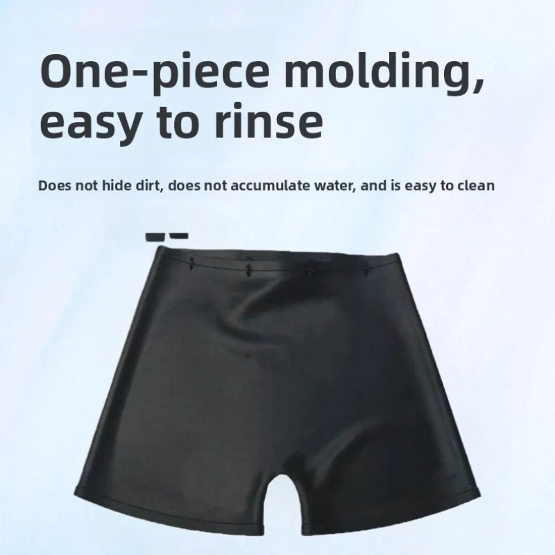 Silicone Swim Trunks Men Women Seamless Boxer Briefs Triangle Swimming Pool Beach Soft Comfortable Waterproof Quick Dry Swimwear - view 2