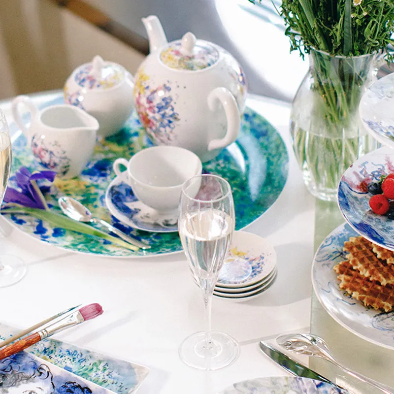 Bouquet Lovers Tea Cups Saucers Afternoon Tea Tableware Gift Box