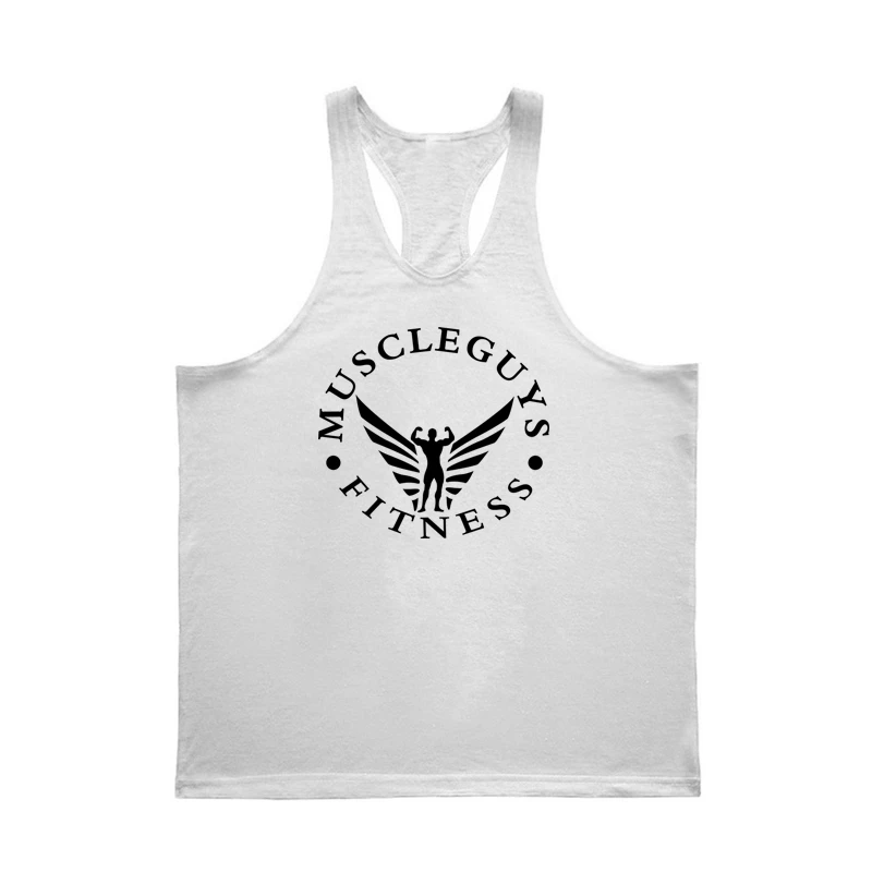 الحمالة سترة الصالة الرياضية كمال الاجسام اللياقة البدنية سترة القطن الرجال التدريب موضة الحمالات مريحة فضفاضة عضلات الظهر