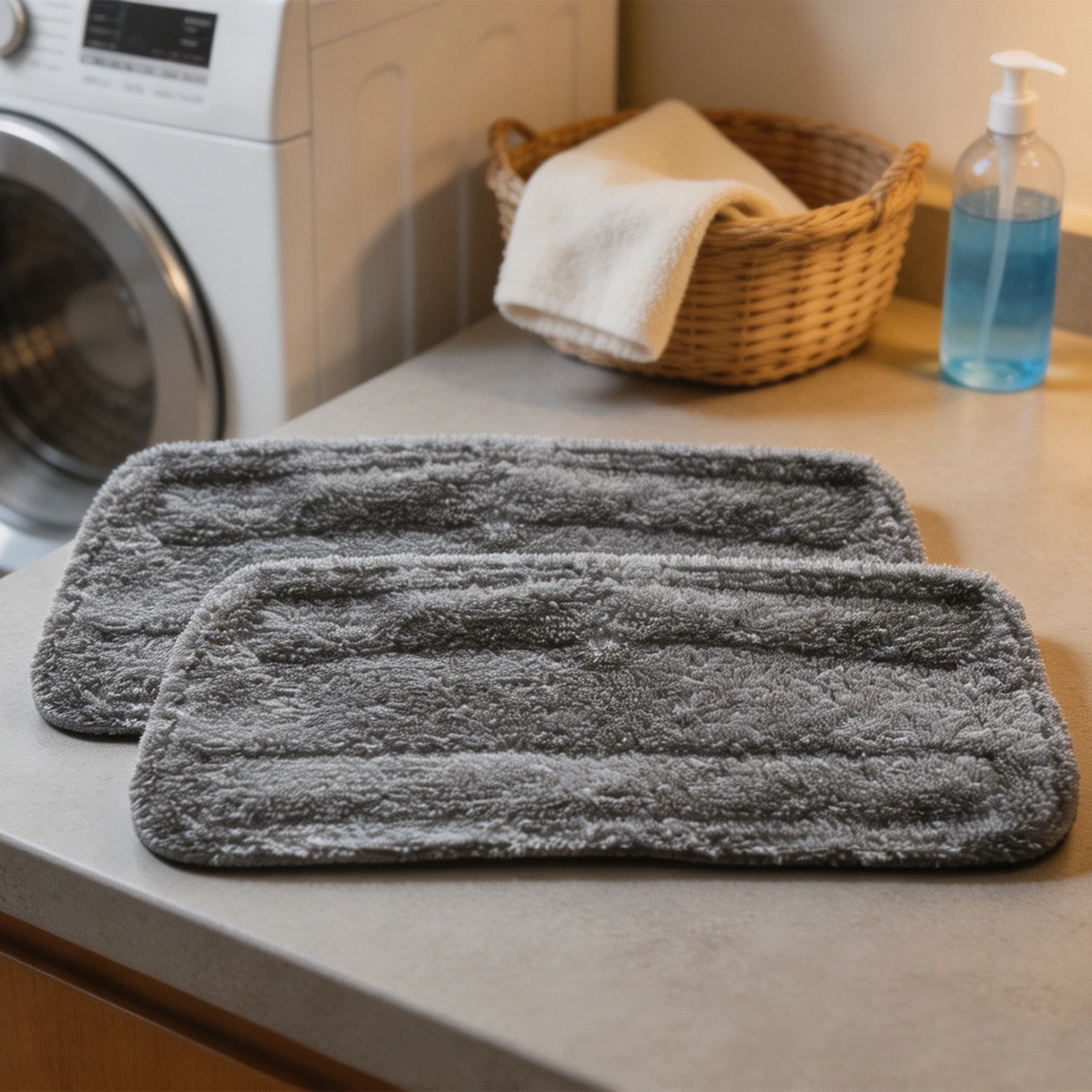 Mop Cloths Reusable Mop Pads Floor Care Microfiber Material Pet Hair for capture Sturdy And Long-lasting Dust And Dirt Removal