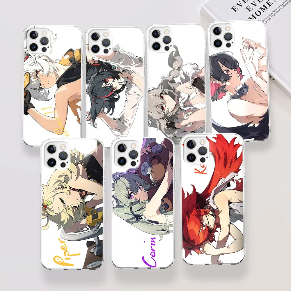 

Zenless Zone Zero Girl ZZZ Case for Apple iPhone 11 15 Plus 13 12 Mini 7 8 X XS XR 14 Pro Max Transparent Silicone Phone Cover