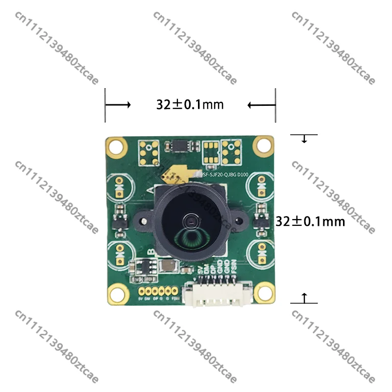 Custom 2MP FHD Global Shutter USB CMOS Camera Module for AGV Navigation