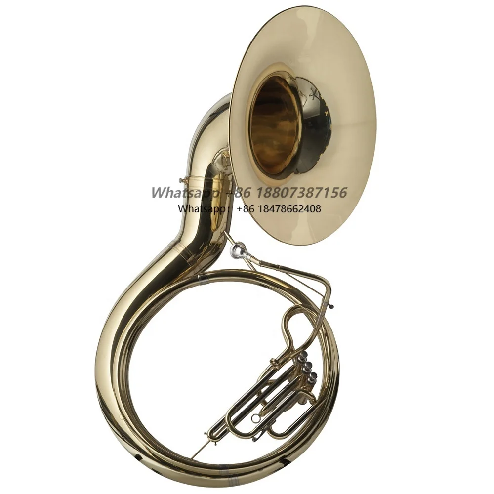 Seasound OEM Factory Price Professional Sousaphone JYSS6000 BB Tone High Quality Brass Body Gold Lacquer Surface Trumpet