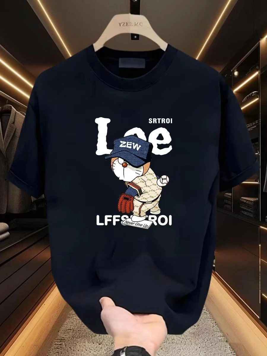 

Graphic Print White & Black T-shirts Men's Women's Plus Size Casual Short Sleeve O Neck Cotton Tee Luxury Brand High End Unisex