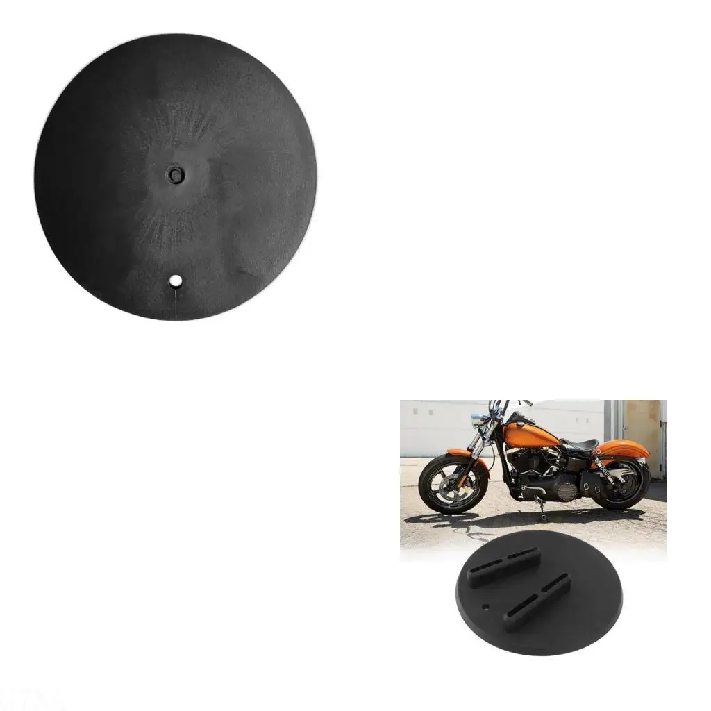 G7NA Motorcycle Kickstand Pad, Side Stand Support Plate Add Stability Kick Stand Coasters for Parking on Soft Ground and More