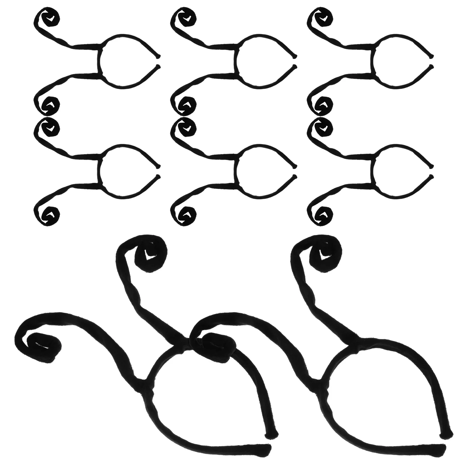 8 Pcs Ant Antenna Headband Halloween Props Hair Bands Decoration for Unique Lovely