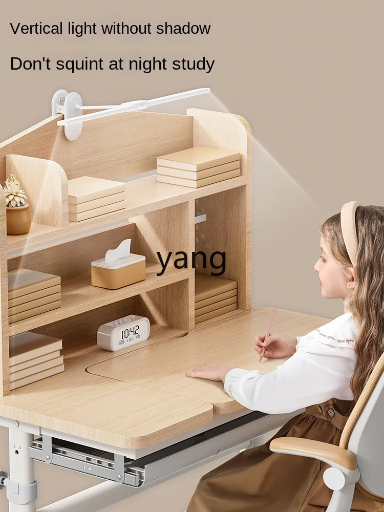 CX Children's Study Desk Elementary School Student Homework Desk Can Be Lifted Writing Desk Small Apartment