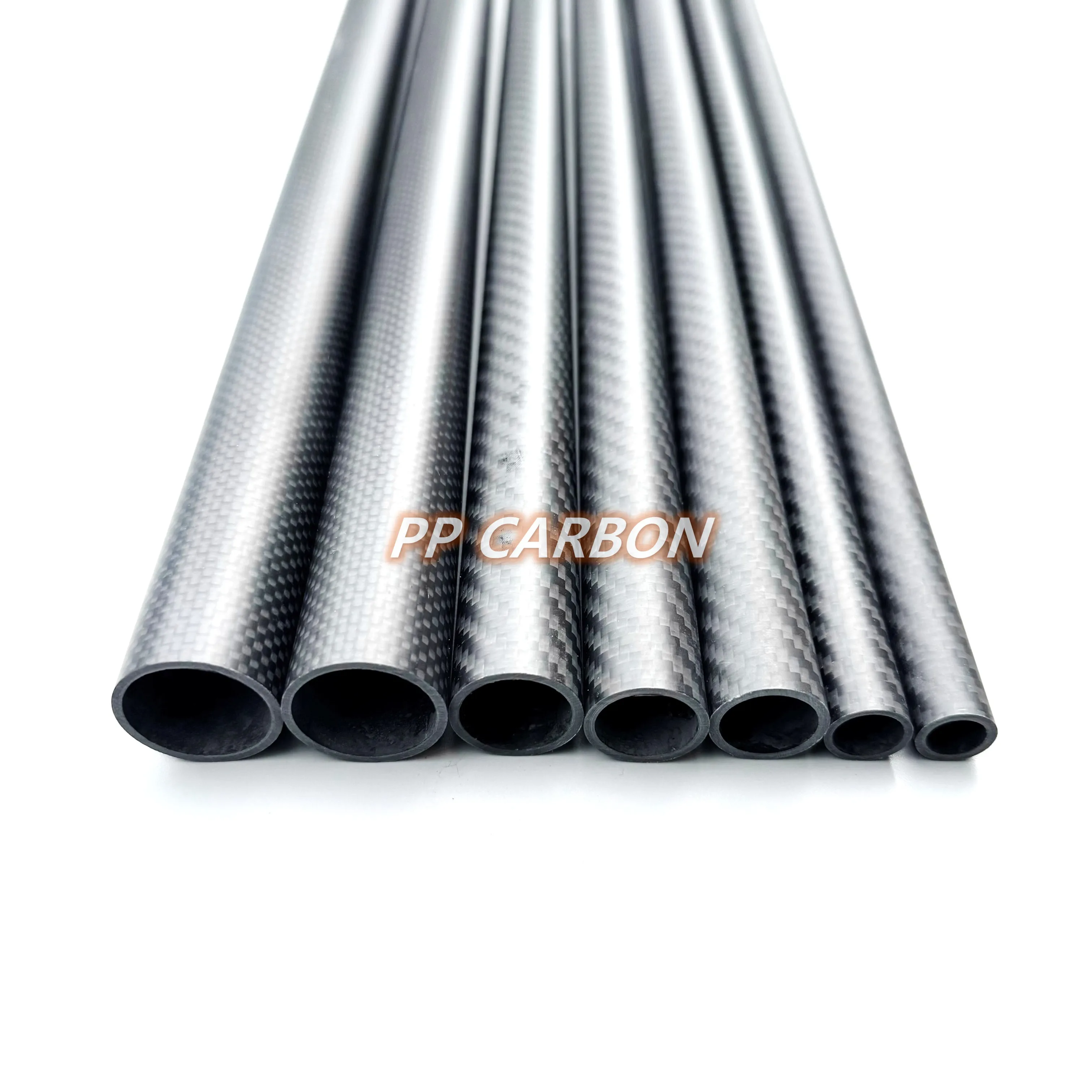 750mm 600mm Carbon Fiber Tube for RC Helicopter Airplane Parts OD 10mm 16mm 20mm 22mm 24mm 26mm 30mm Hardness Composite Material