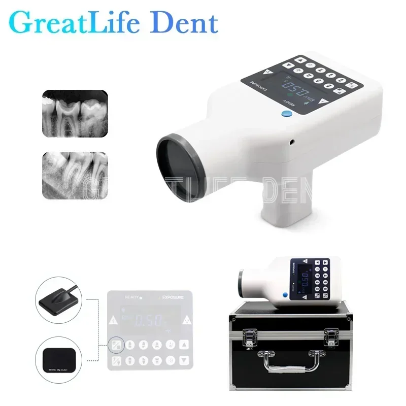 Greatlife Portable Digital X-ray Camera With Sensor Rvg Image Dental X Ray Machine Unit For Dentist  Rx Dental Ship From Mexico