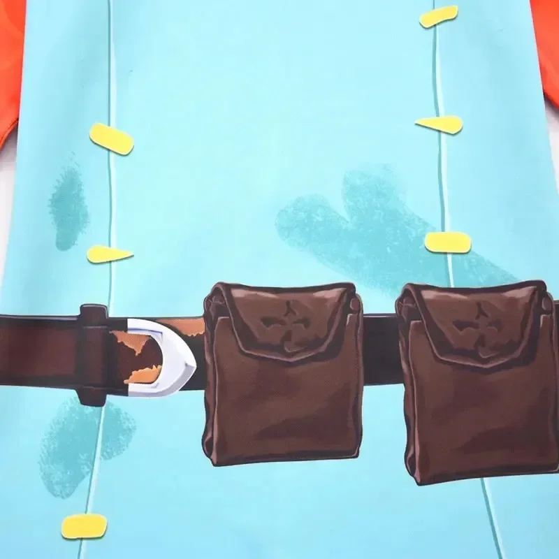 ชุดคอสเพลย์ฟิชสติ๊ก ชุดจั๊มสูทเด็ก 110-180 ซม. สำหรับงานคาร์นิวัล ฮาโลวีน และการแสดงบทบาทสมมติ