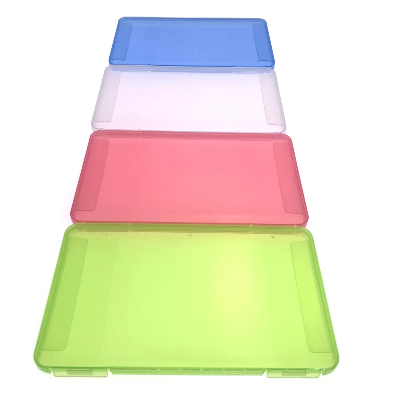 Caja de plástico transparente para guardar mascarillas, accesorio portátil a prueba de polvo y humedad, protección del medio ambiente para el hogar