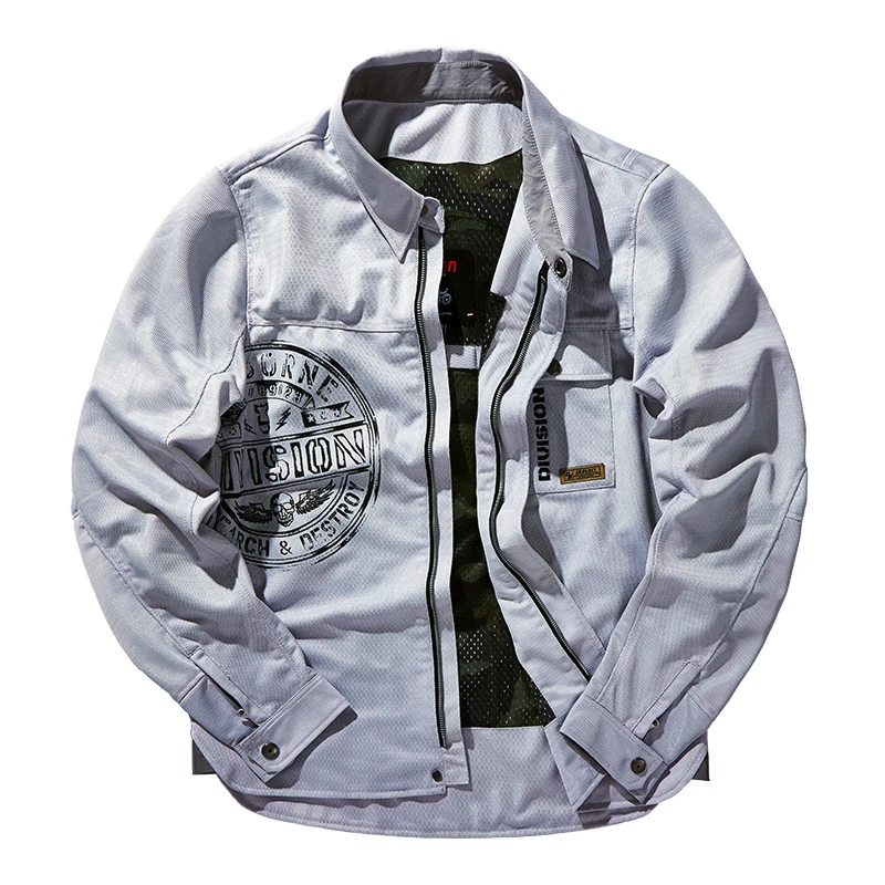 

2024 New Motorcycle Jackets the four seasons Vintage Motorcycle Cycling Clothing Wear Resistant Reflective Moto equipment