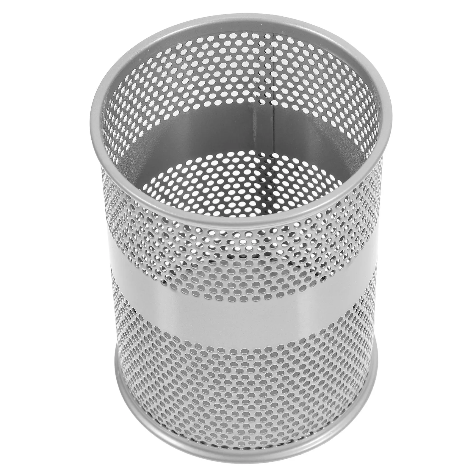 Desktop Metal Pen Holder Mesh Pencil Cup Organizer for Office Study Room School Library Bedroom Tidy Desk Solution Stable Base