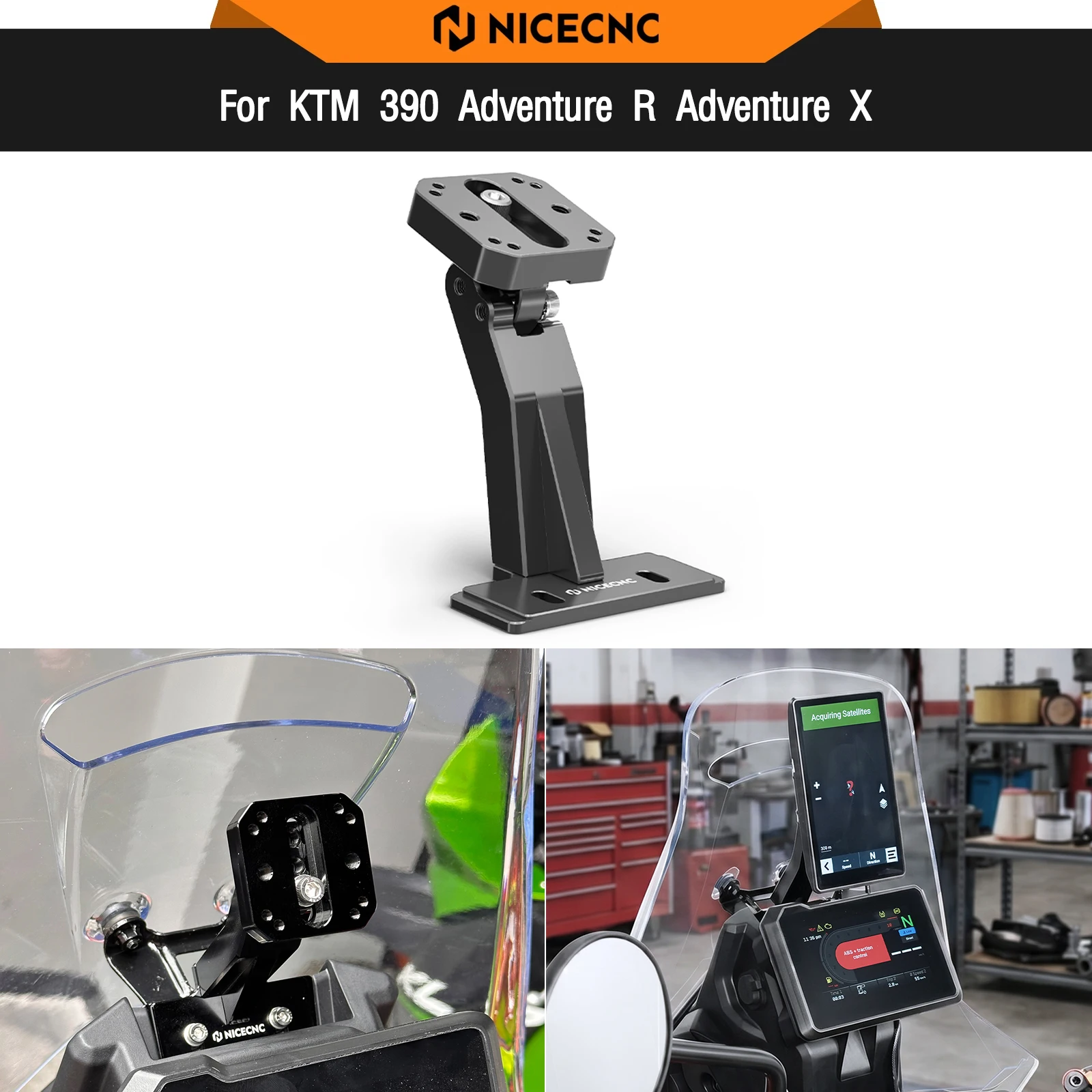 for-ktm-390-adventure-r-adventure-x-2025-2026-adjustable-navigation-gps-mount-bracket-phone-holder-390-adventure-390-adv-390adv