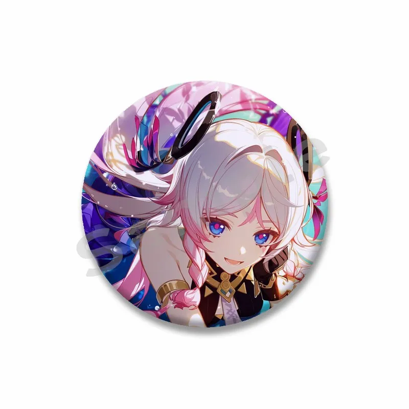 게임 Genshin Impact 에나멜 핀 애니메이션 Citlali 그림 버튼 배지 Tinplate 스냅인 브로치 가방 의류 액세서리 친구 선물