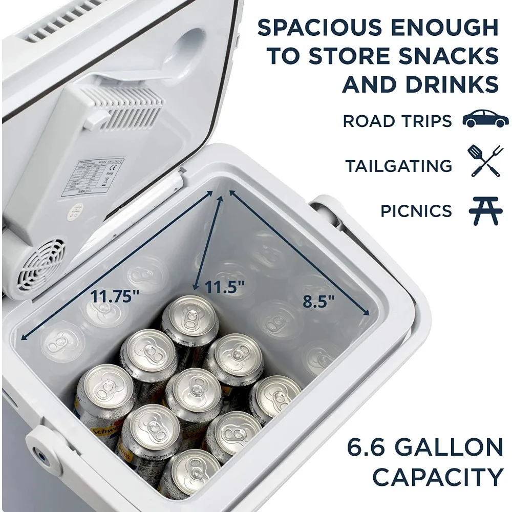 IVATION Portable Refrigerators, Plastic Blue, 11.70 x 15.70 x 16.60 inches