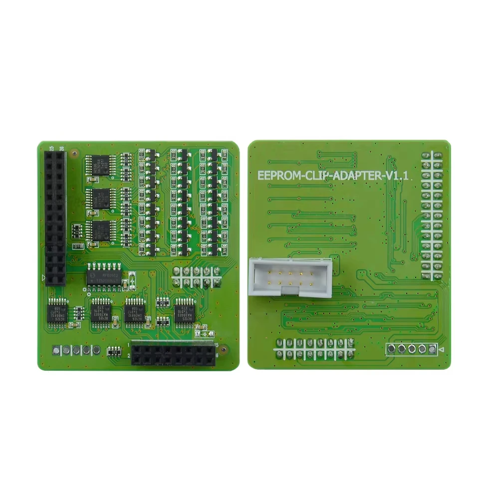 Adaptor Klip EEPROM untuk Programmer VVDI PROG XDPG12 Tanpa Solder, Bebas Pembongkaran, Set Klip Chip SOP8 DIP8 untuk Pemrograman Chip