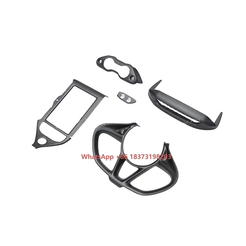 

Dry Carbon Accessories Car Interior Steering Wheel Cover for 720s Car