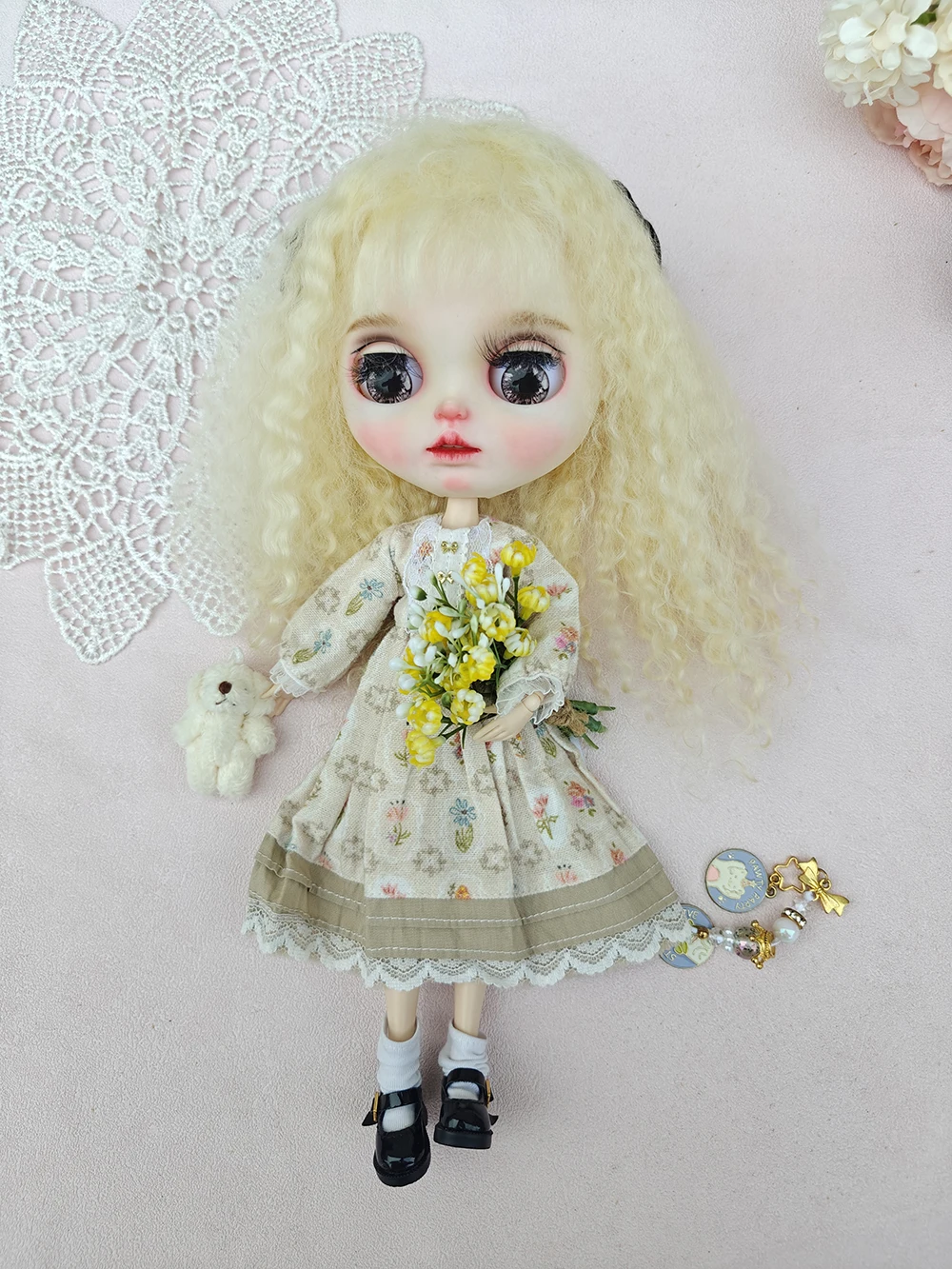 Ropa para muñeca ICY DBS blythe, vestido para muñeca Blythe, conjunto de falda bonita OB22 OB24 AZONE, accesorios, ropa blythe