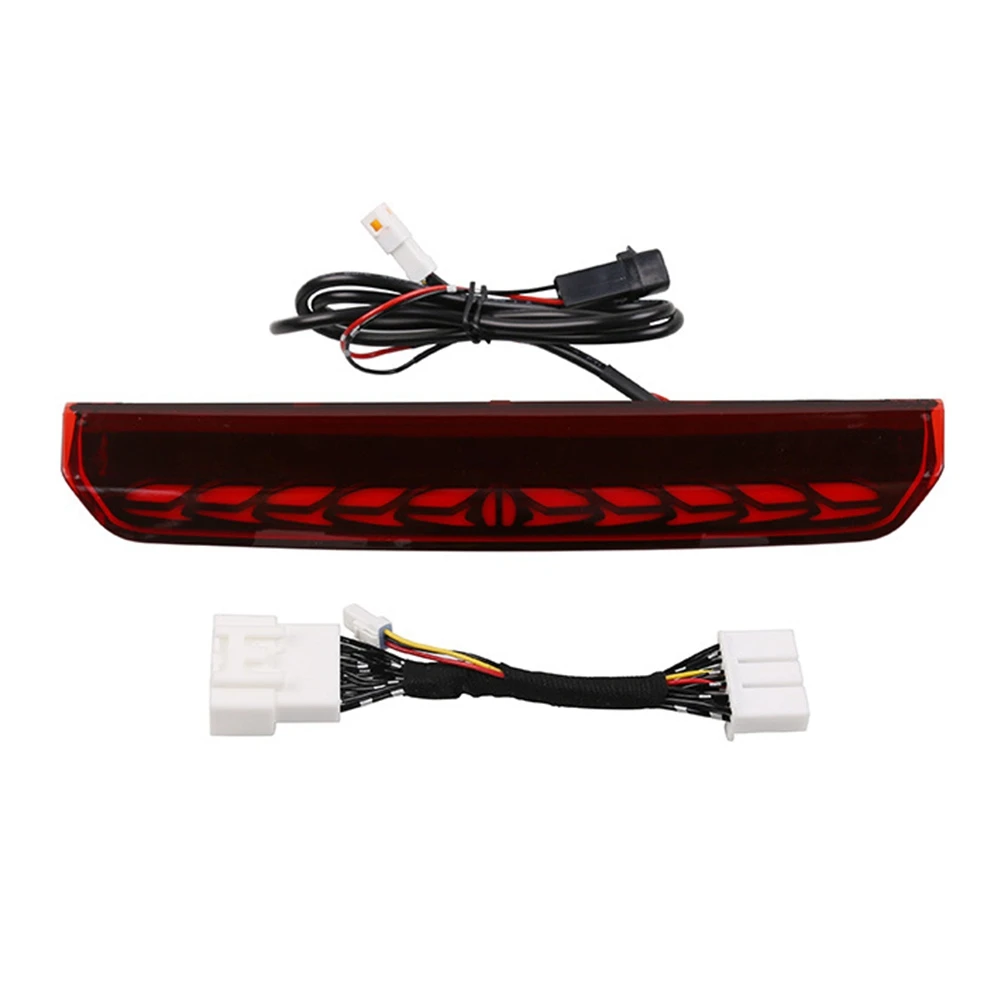 Luz LED de freno dinámica de montaje alto para coche, luz de Color Deul para luces de señal de giro ALPHARD VELLFIRE serie 40