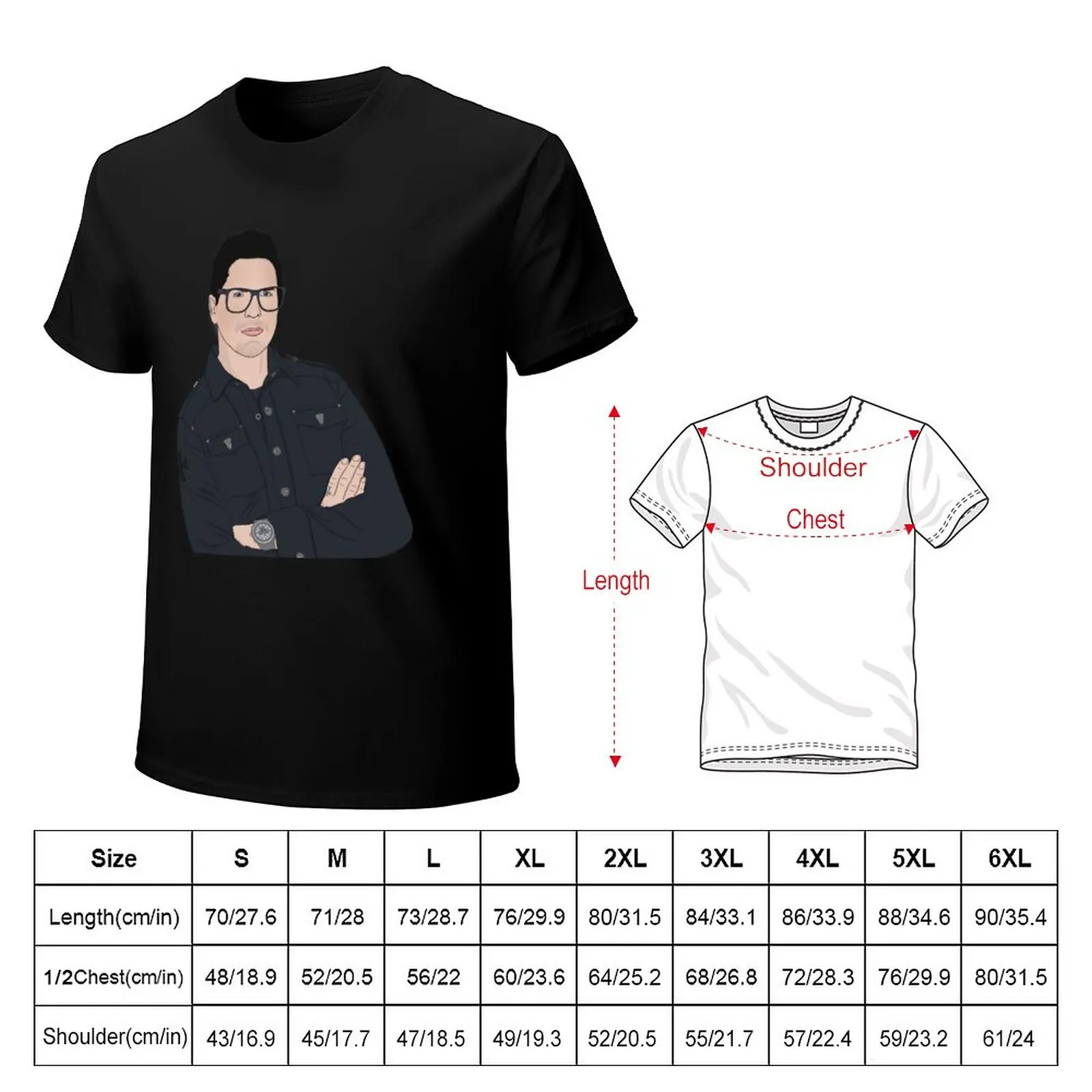 Zak Bagans - Ghost Adventures T-Shirt summer top graphic t shirts mens graphic t-shirts hip hop