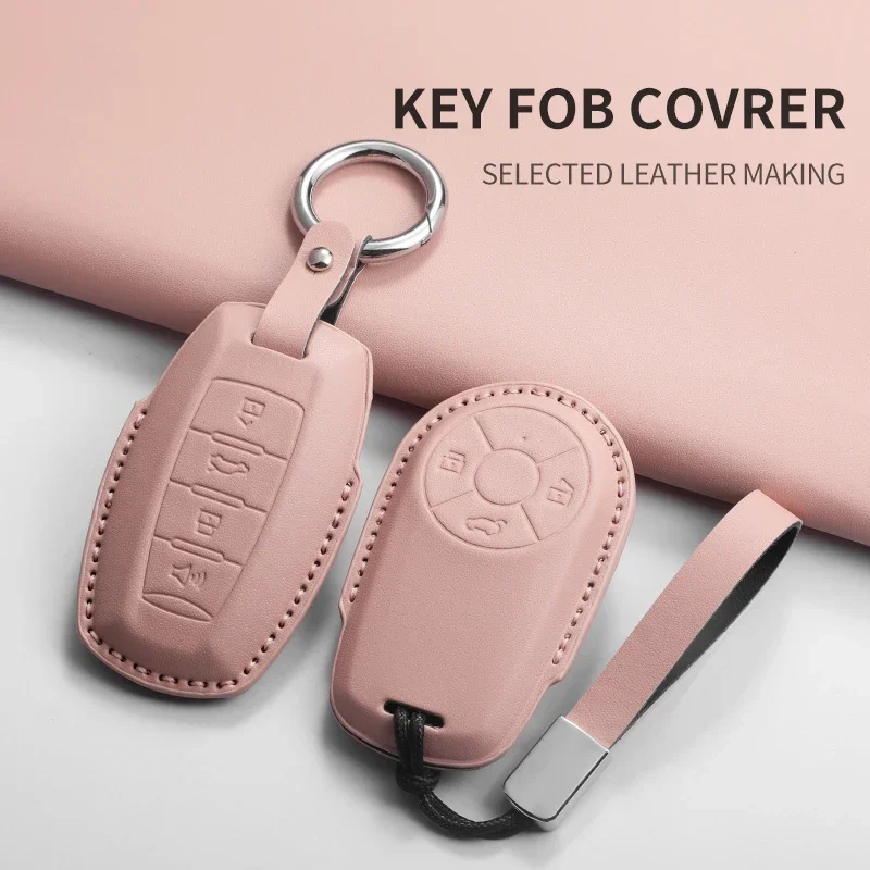 For Great Wall Euler Haval Jolion H6 Big Dog H6 H2 F7 Control Protect Cover Durable Accessories PU Car Key Case Cover