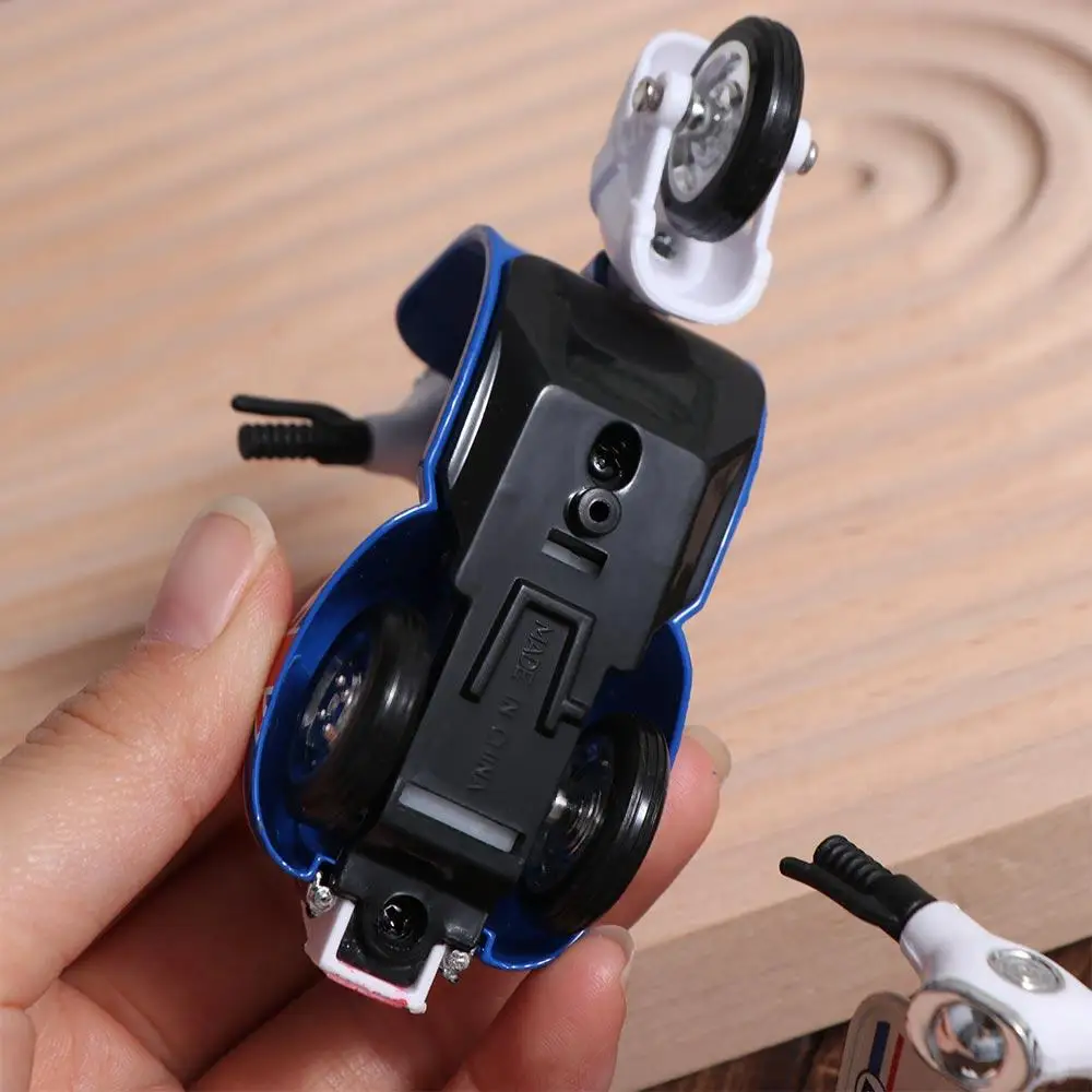 Portable Pull-back Motorcycle Model Miniature Diecast Mini Motorcycle Inertia Vehicle Toy Simulation Motorcycle Toy Collection