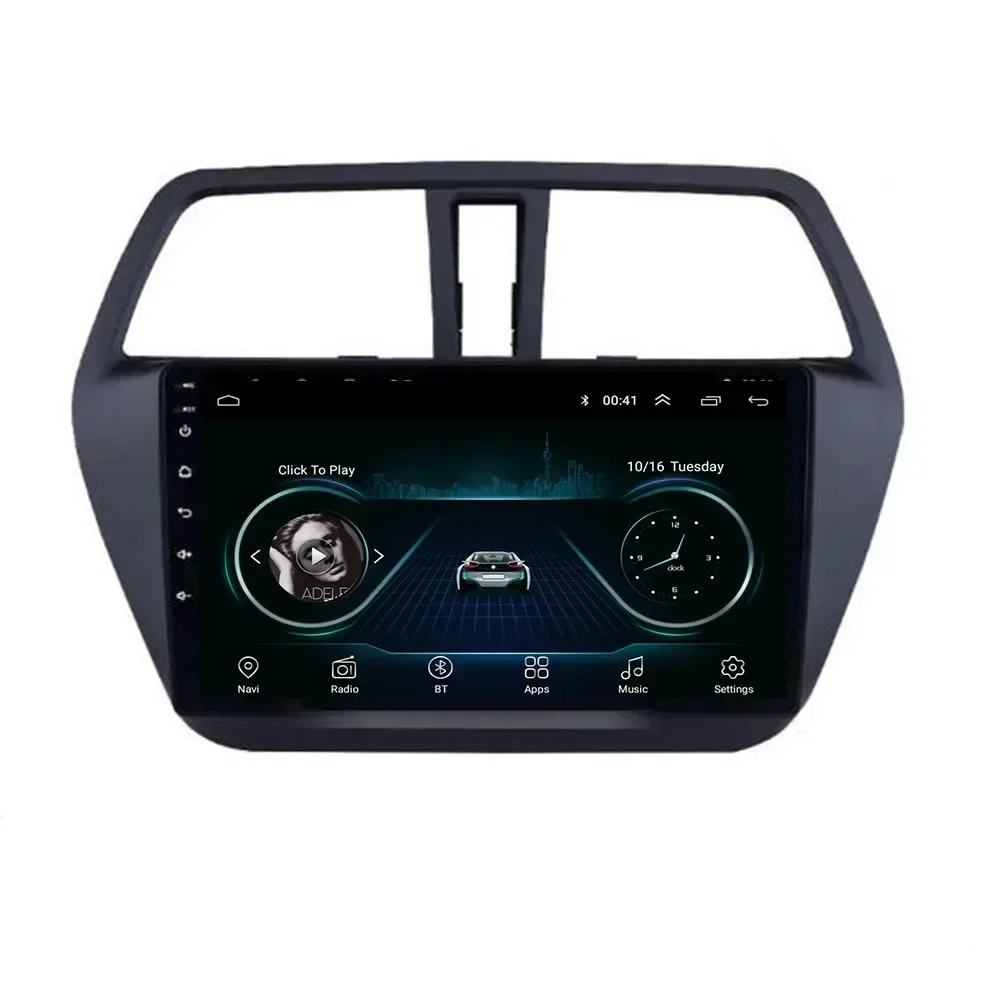 2 Din Android 13 Car Stereo Radio DVD GPS Multimedia Video Player 5G WiFi Camera DSP Carplay For Suzuki SX4 S Cross 2012 - 2016