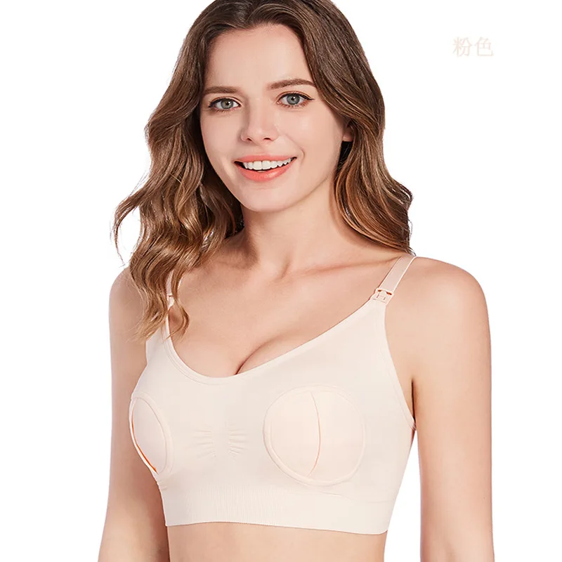 الأمومة الملابس الداخلية الأم الحرة اليد دعم حليب الثدي الصدر الرضاعة الطبيعية الصدرية تغذية غطاء لا حلقة الصلب مضخة الثدي الصدرية