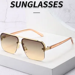 Women's Fashion Square Sunglasses Woman Vintage Luxury Brand Designer Black Glasses Sun Glasses For Female UV400 Eyewear