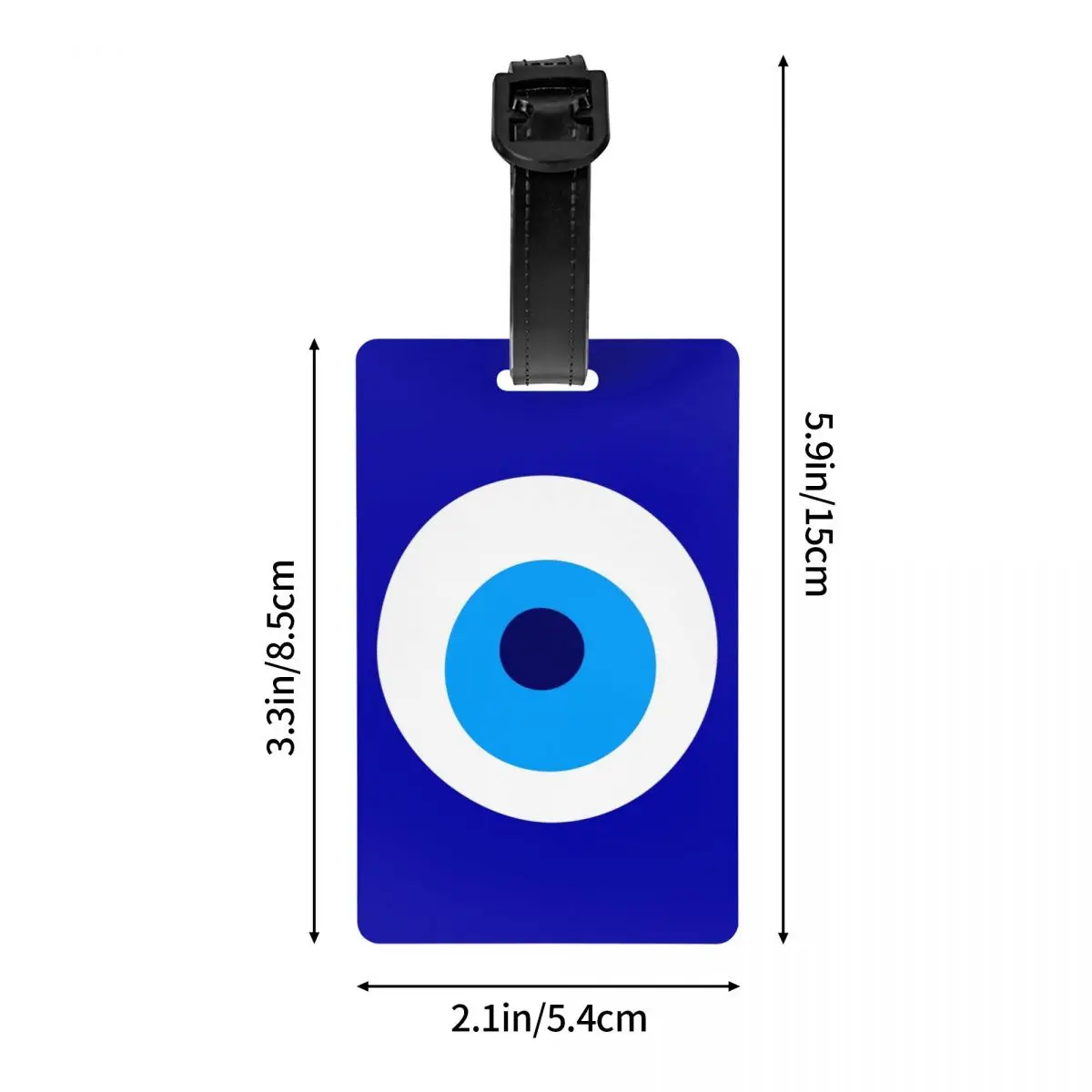 Niestandardowy Nazar Evil Eye Protection Symbol znacznik bagażu ochrona prywatności Amulet tureckoe etykietki na bagaż torba podróżna metki walizka