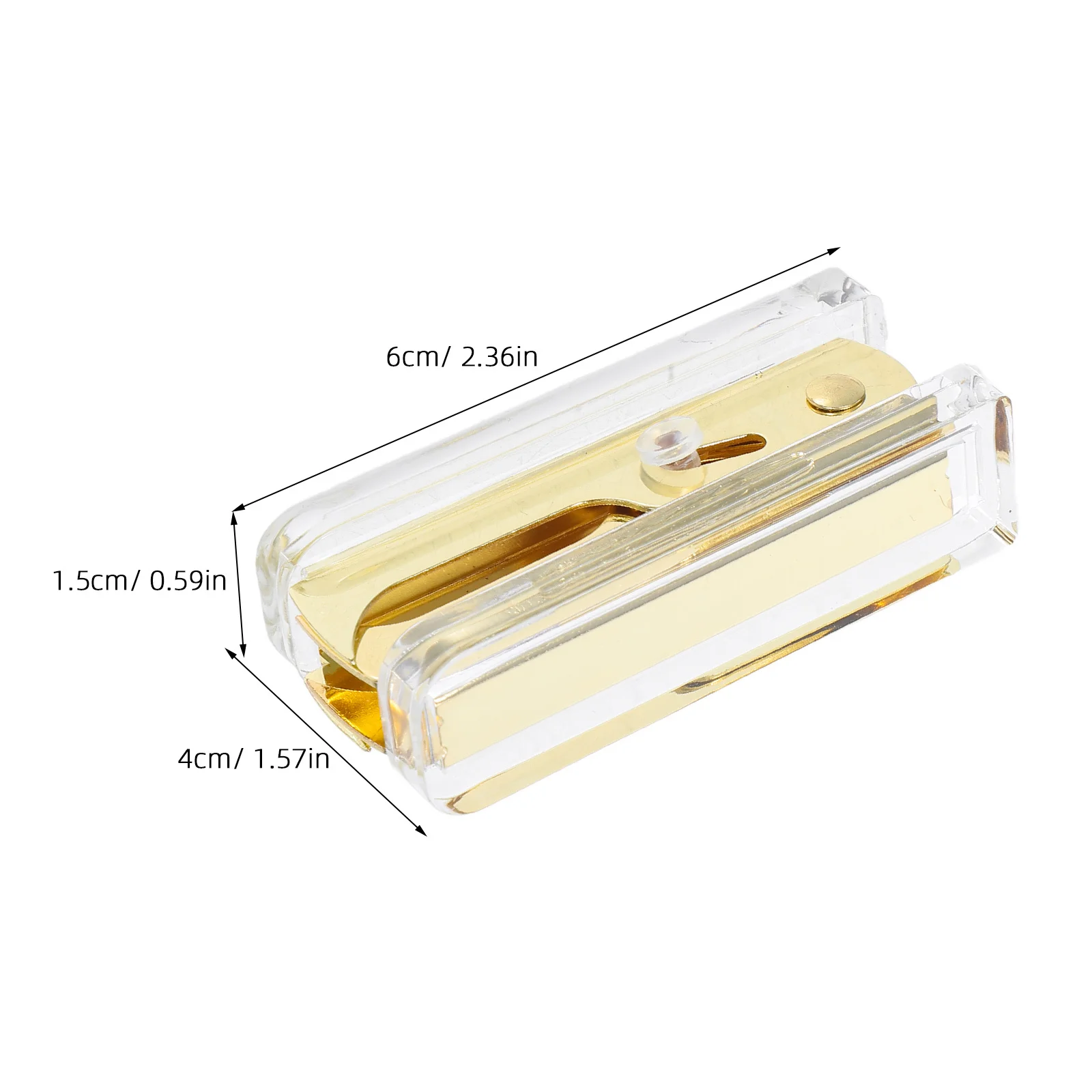3 قطعة مزيل دباسة شفافة مدمجة أداة استخراج الأظافر الفعالة المحمولة للطلاب المحترفين كباسات واضحة للمكتب
