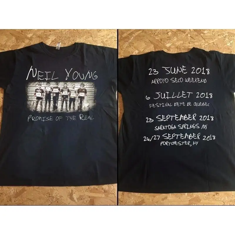 Neil Young Promise Of The Real Concert 2018 T Shirt