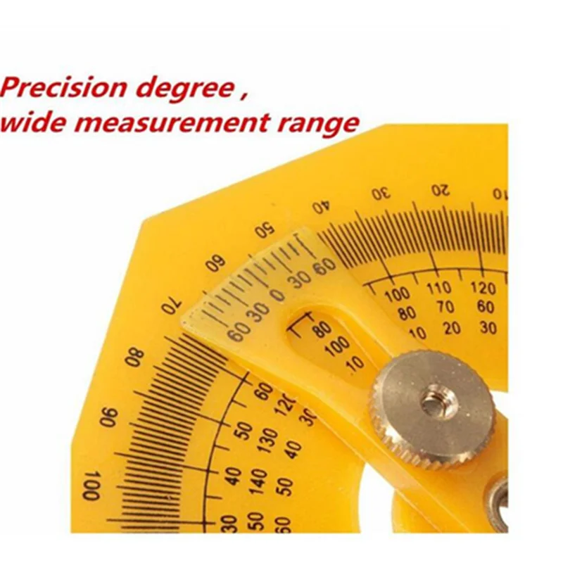 1/2pcs Activity Angle Ruler 180 Degrees Multi-functional Adjustable Protractor Angle Finder Precise Woodworking Measurement Tool