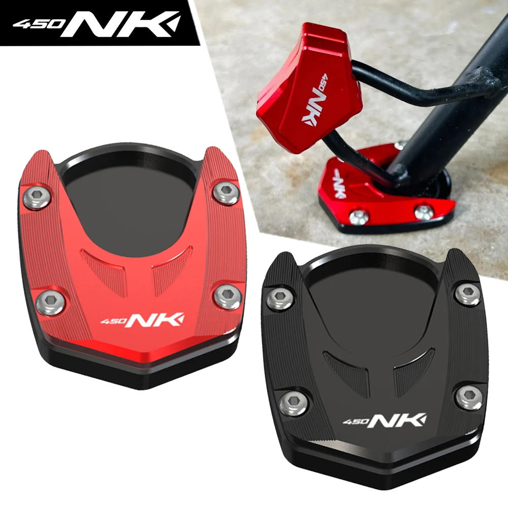For CFMOTO 450NK 450 NK 450 NK450 2023 2024 2025 Motorcycle Kickstand Side Stand Enlarger Column Auxiliary Bracket Accessories
