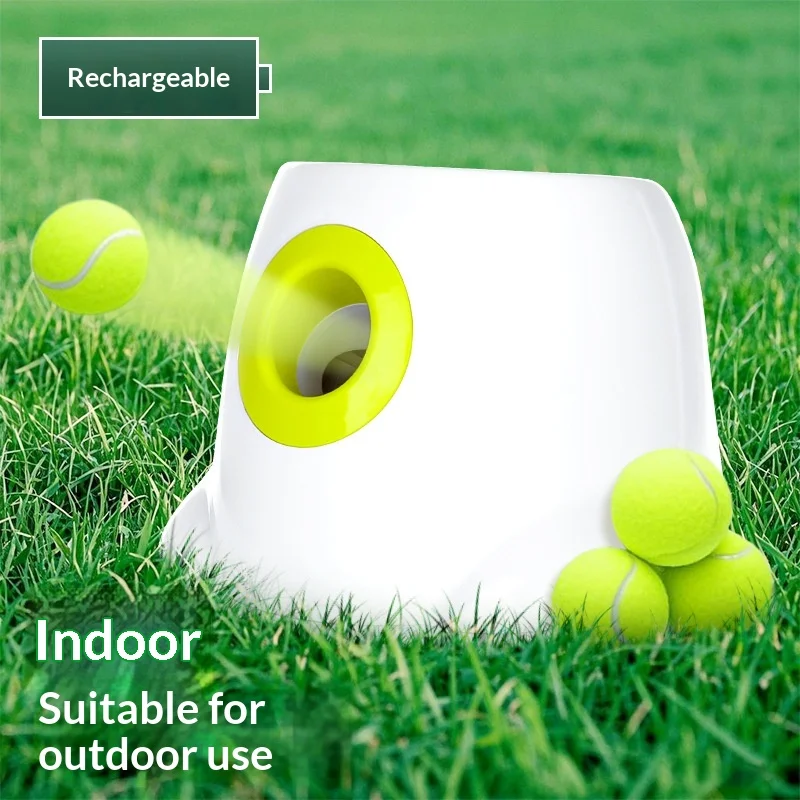 Lanzador automático recargable de pelotas para perros antiaburrimiento - imagen 2