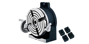 SucceBuy 150mm/5.9In Vertical & Horizontal Rotary Table Adjustable Dividing Plate Index System Dividing Head for Milling Machine