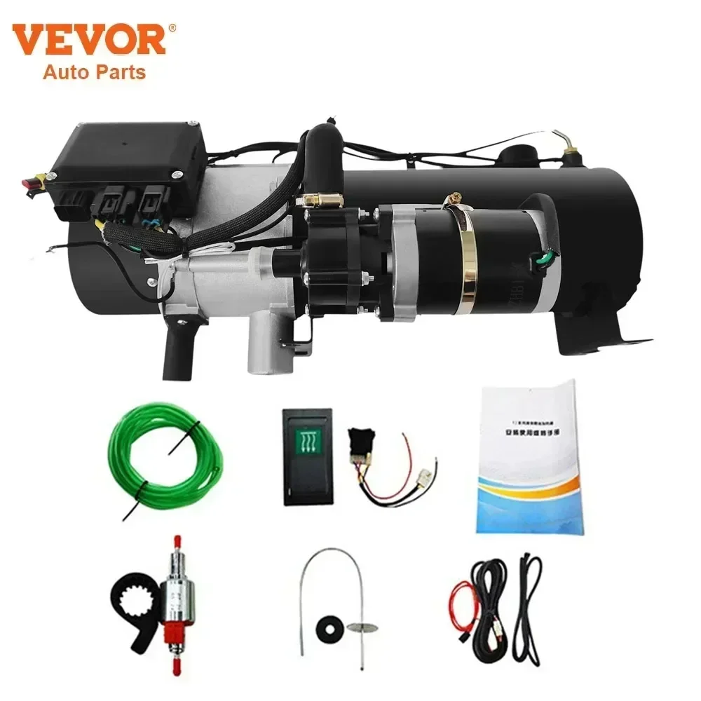 VEVOR 12 فولت/24 فولت 10kw تسخين المياه سخان السيارة السيارات التسخين المسبق سخان الديزل سخان التوقف الديزل التدفئة المرجل