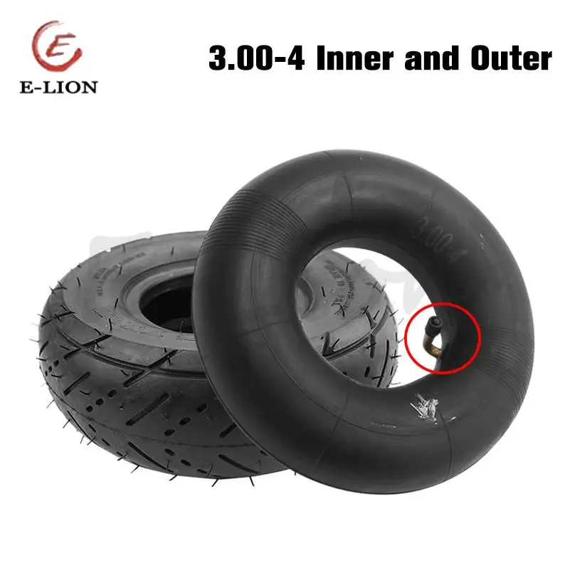 

3.00-4 Scooter Tire Inner Tube Fits Mini 2 Stroke Quad ATV Motor Bike Parts (10''x3'', 260x85) for Razor Pocket E300 E325