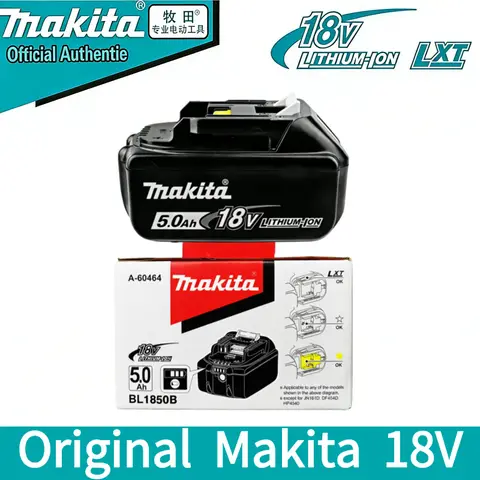 original Makita18V battery charger 5.0Ah 6.0Ah rechargeable battery Makita power tool battery BL1850B BL1860B