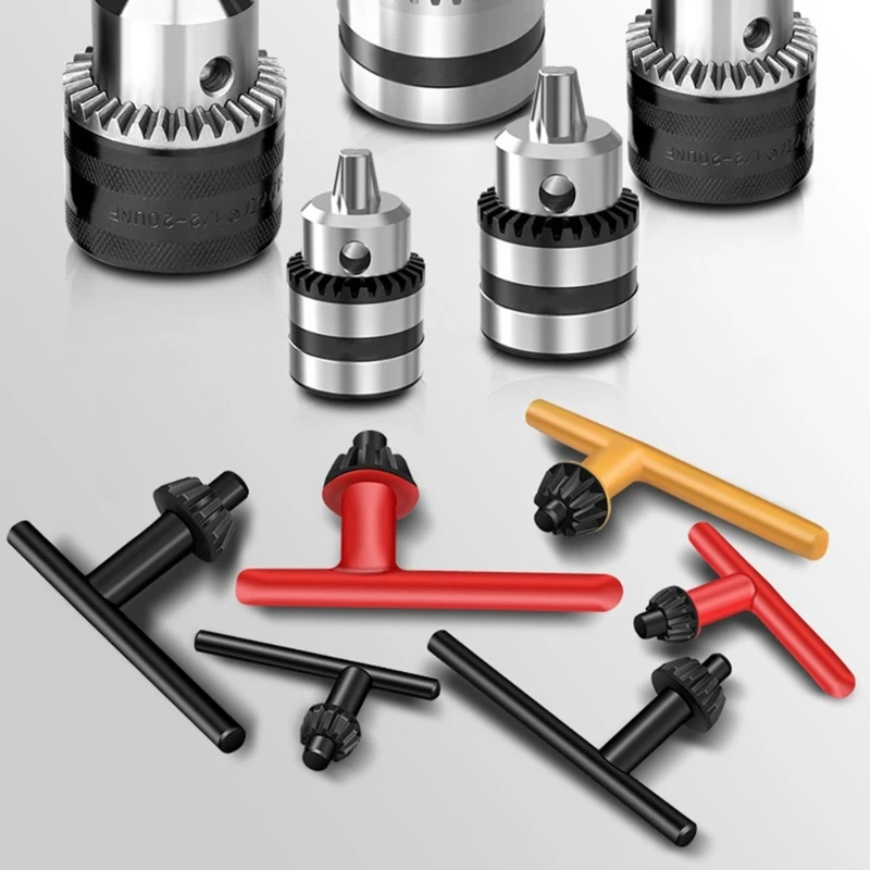 3 ชิ้นชุดเจาะ Chuck ประแจโลหะผสมไฟฟ้ามือเจาะ Chuck Key กระชับคลายเครื่องมืออุปกรณ์เสริม Dropship