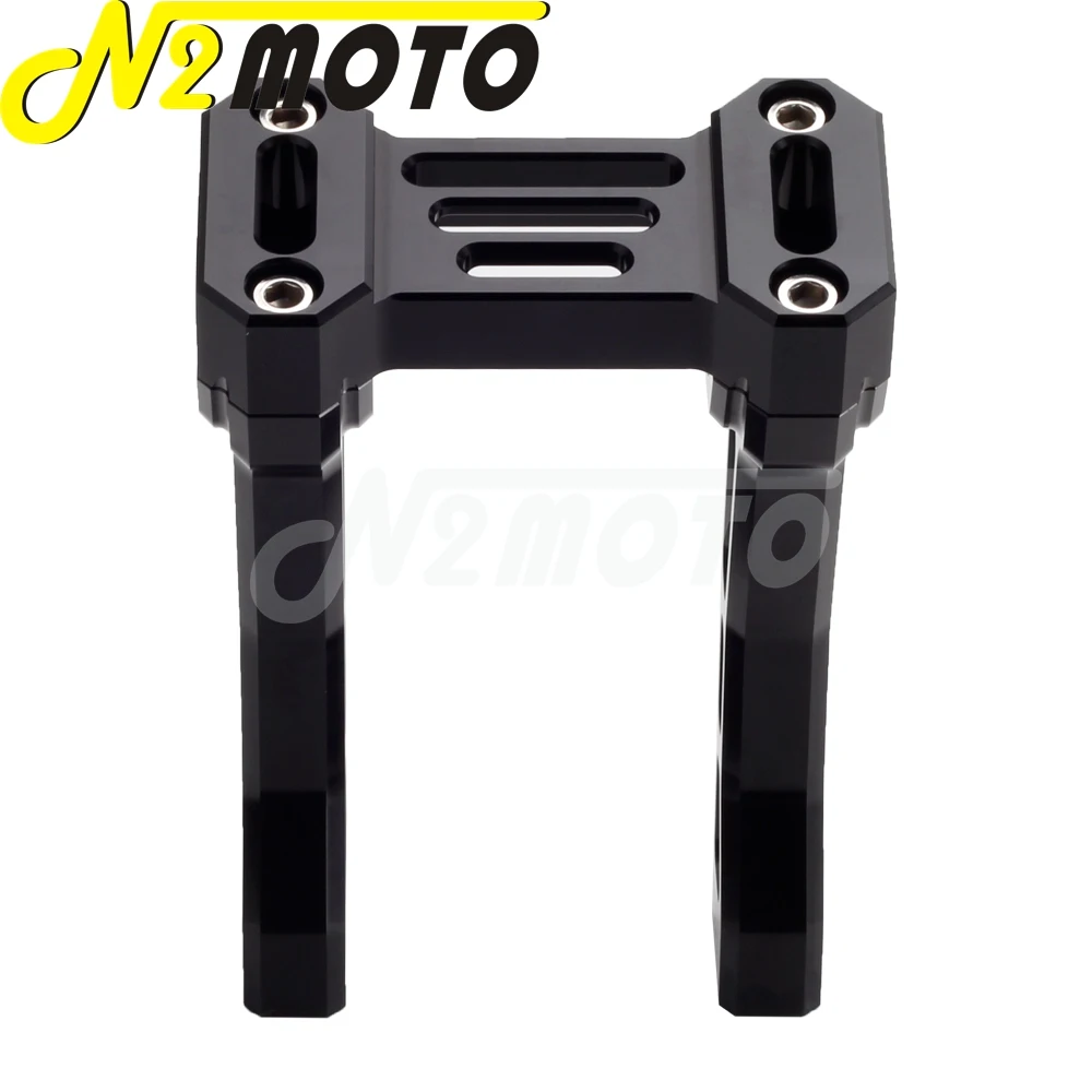 Motorcycle Black CNC 6.3'' Tall Risers Pullback Handlebar Riser Clamp Bar Mount Cover For Harley Pan America 1250 RA1250 2021-22