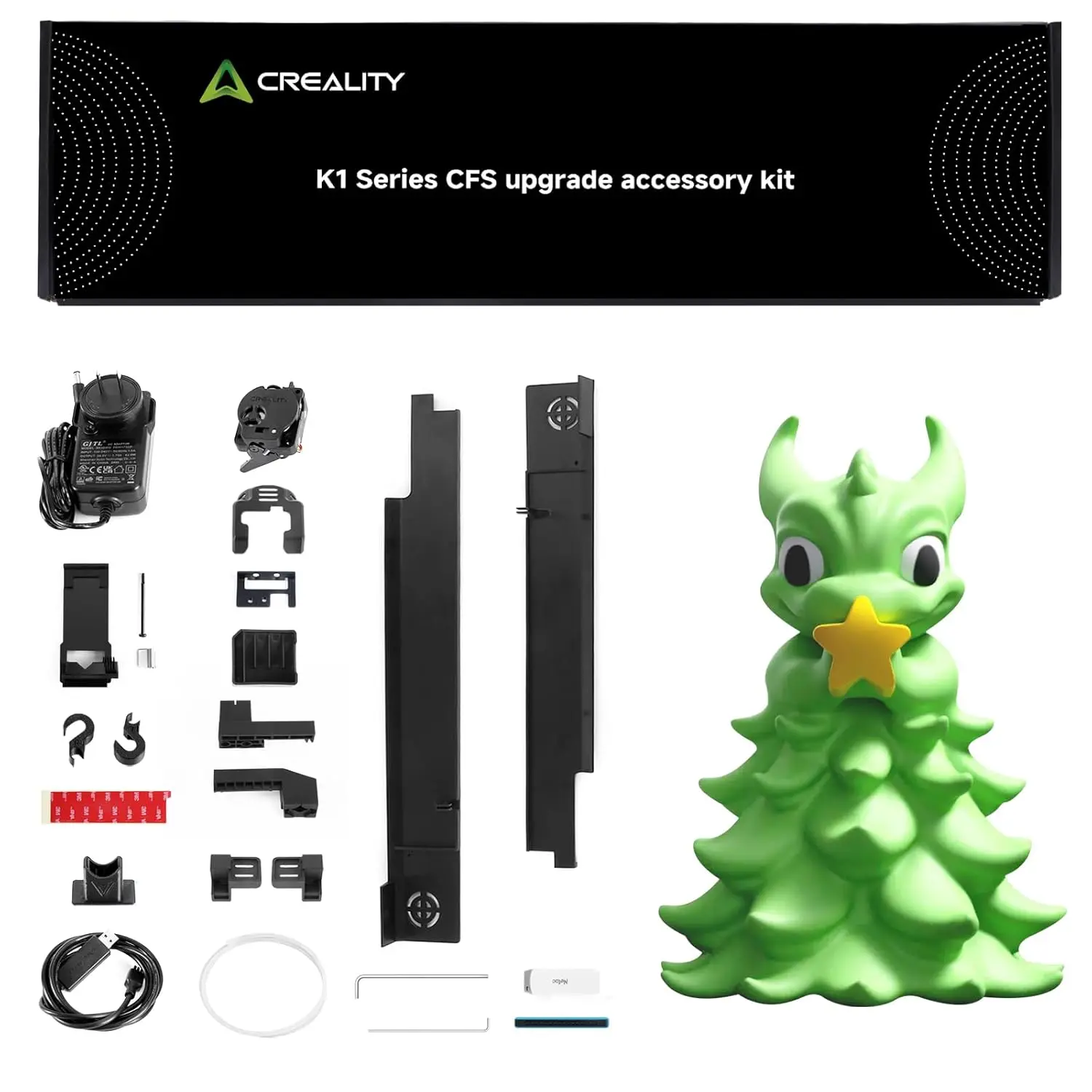 

Creality K1 Max / K1C CFS Upgrade Kit for K1MAX/K1C/K1/K1 SE 3D Printer Upgrade Multi-Color Printing Quick Connection to CFS