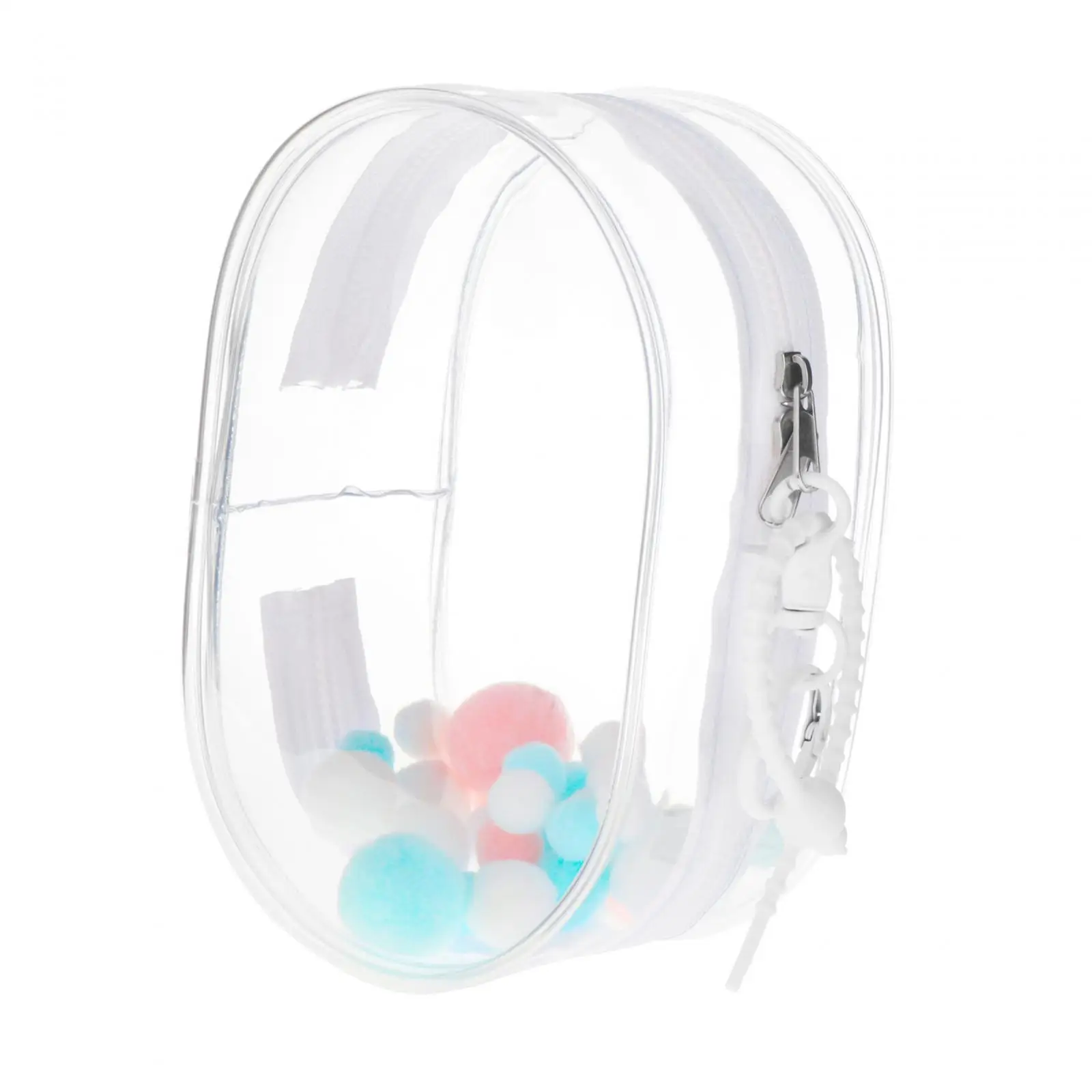 กระเป๋าเก็บตุ๊กตาขนาดเล็ก กล่องกันฝุ่นสำหรับตุ๊กตา สำหรับนักสะสมตุ๊กตา ขนาดกลาง-ใหญ่ สีขาว