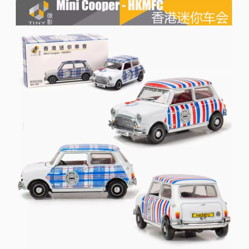 

TINY литой под давлением масштаб 1/50, мини-купер, сплав, имитация модели автомобиля, статическая коллекция, украшенные праздничные подарки, игрушки, сувенирный подарок