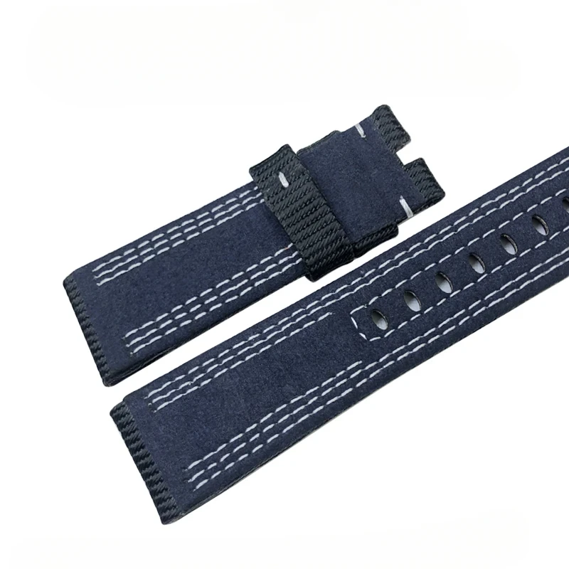 24 مللي متر 26 مللي متر النايلون قماش الساعات صالح ل Peinerai PAM 985 984 Luminor 1950 غاطسة النسيج حزام ساعة اليد اكسسوارات أساور